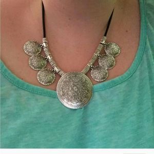 Antic Bohemian Gypsy Vintage Ethnic Tibetan silver